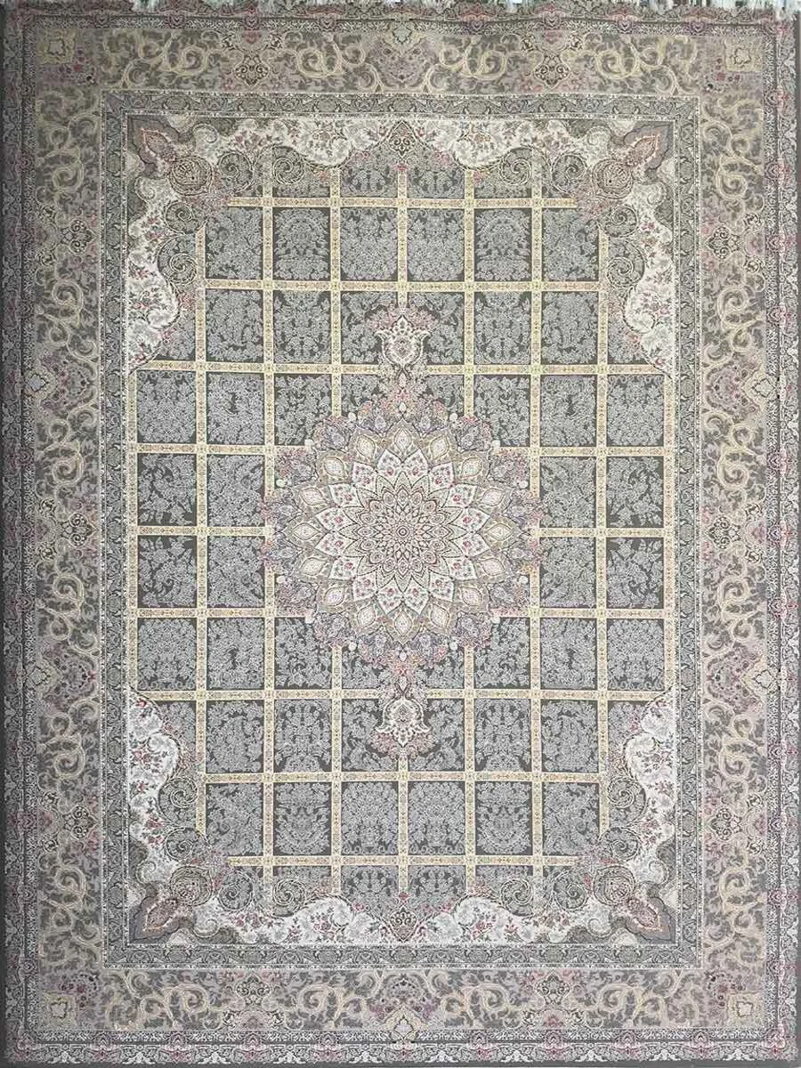 فرش ایزدمهر دودی ۱۵۰۰ شانه